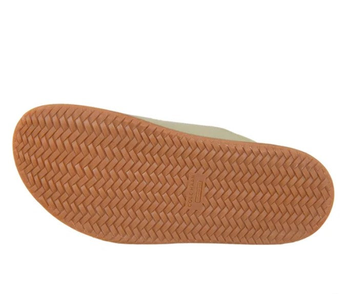 Cole Haan Women's Size 7 B Marisol Footbed Sandals, Oil Green Leather