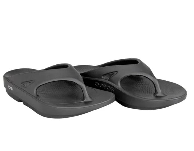 OOFOS Unisex Size Men's 10/Women's 12, OOriginal Sandals, Black