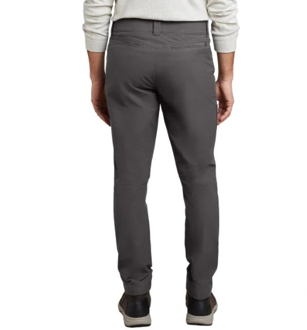 Kirkland Signature Men’s Size 40Wx30L Stretch Tech Pants, Gray