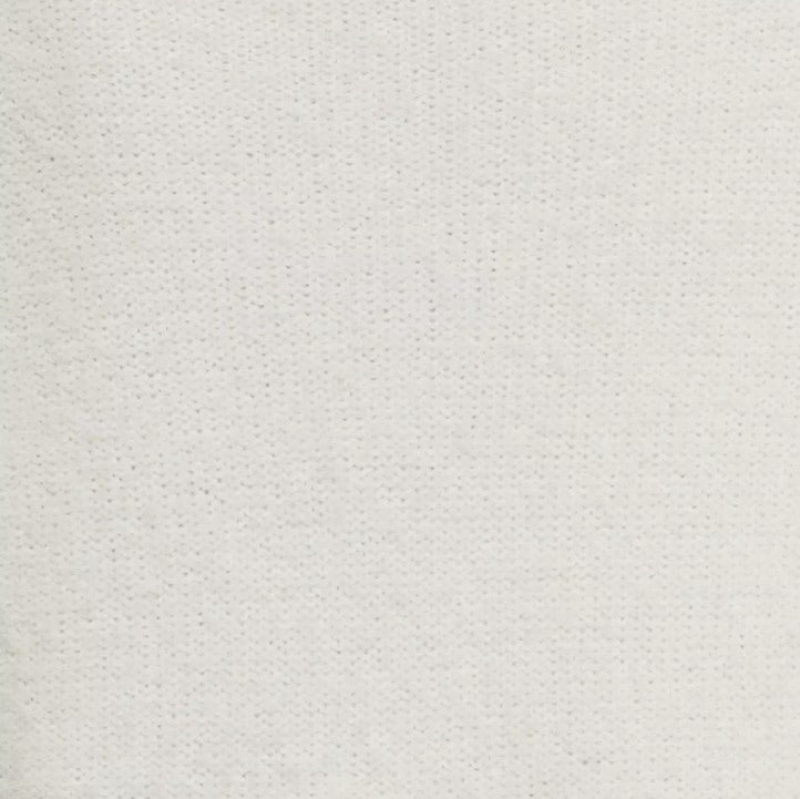 Matty M Ladies' Size Medium (8-10) Short Sleeve Eyelash Sweater, Ivory