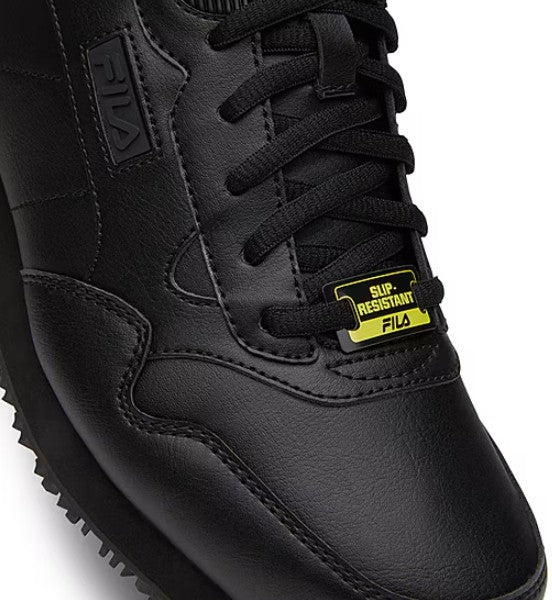FILA Envie Slip-Resistant Men's Size 9.5, Athletic Walking Shoes, Black