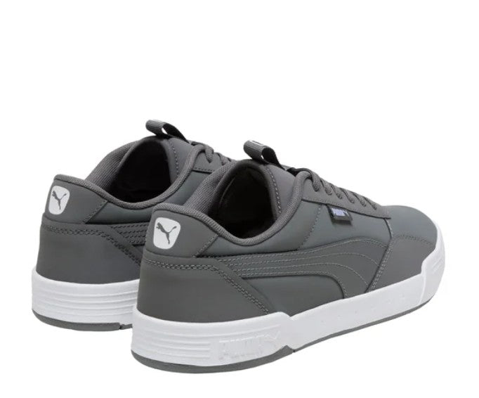 PUMA Men's Size 10.5 Skate Sneakers Lace-up Court Shoes, Gray