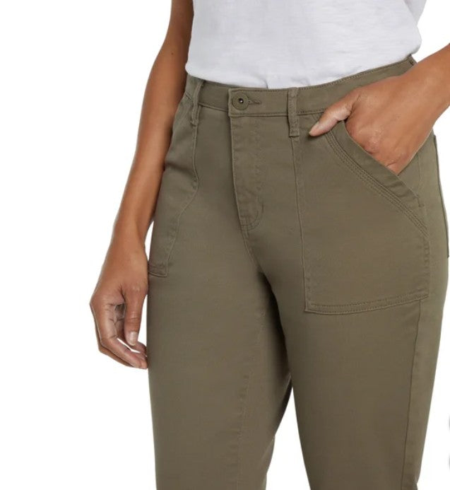 Banana Republic Ladies' Size 16 High Rise Twill Pants, Green
