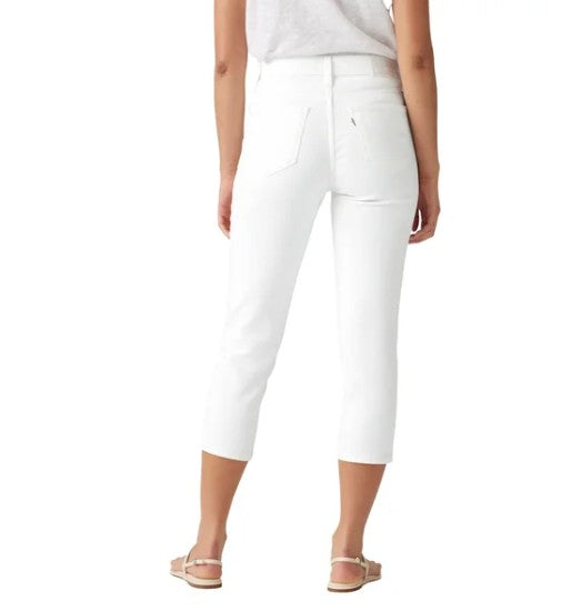 Levi's Women's Size 12 (31 in. waist) 311 Capri Jeans, White