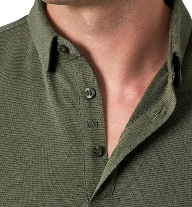 Modern Ambition Men's Size 3XL Short Sleeve Polo Shirt, Green