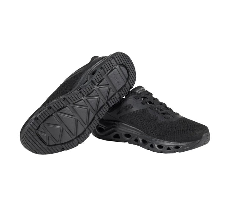 Skechers Men Size 11, Hands Free Swift Fit Slip On Sneakers Shoes, Black