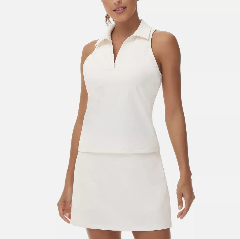 Tretorn Ladies' Size XXL (20-22) Sleeveless Polo Shirt, White