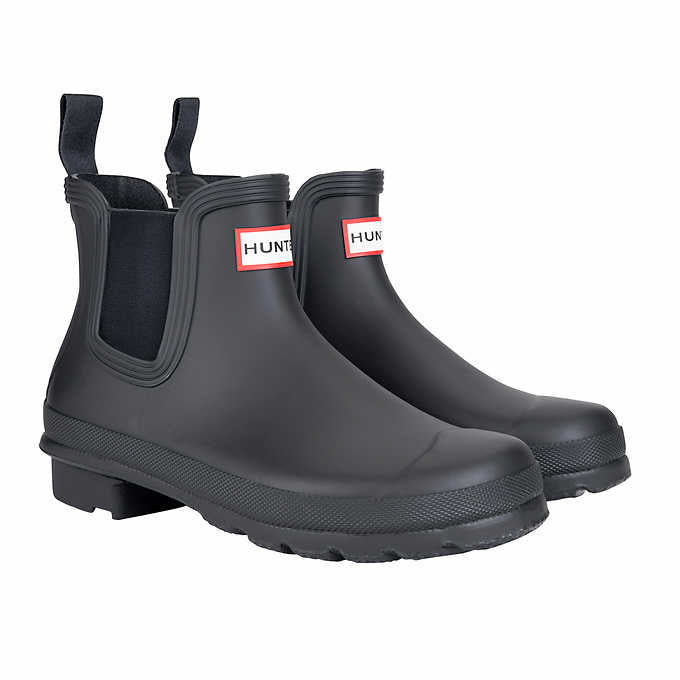 Hunter Ladies' Size 9, Original Insulated Chelsea Rain Boot, Black, New in Box