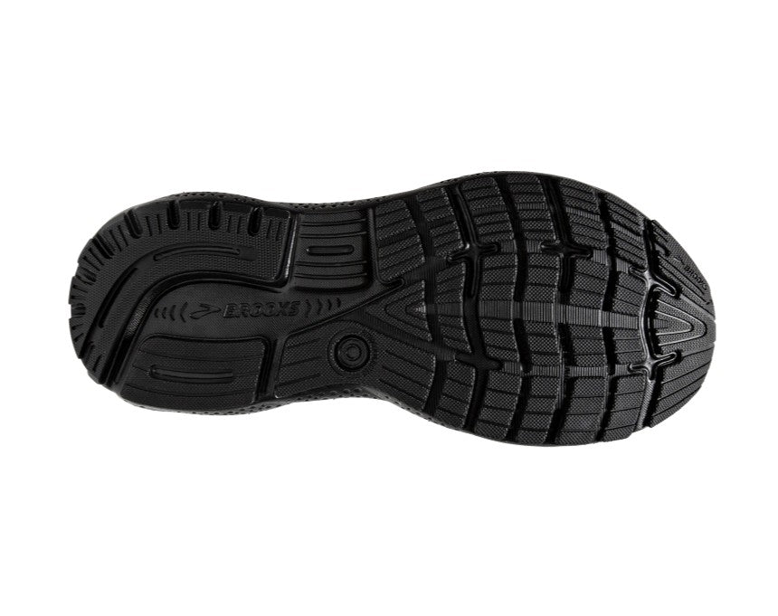 Brooks Ladies' Size 6.5 Ghost 16 Run & Walk, Neutral Shoes, Black/Black/Ebony