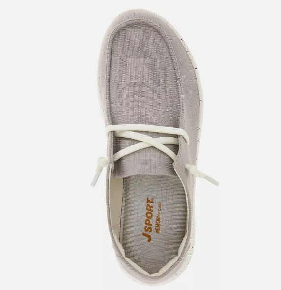 Jsport Ladies' Size 6 Casual Slip On Shoe, Grey, Customer Return