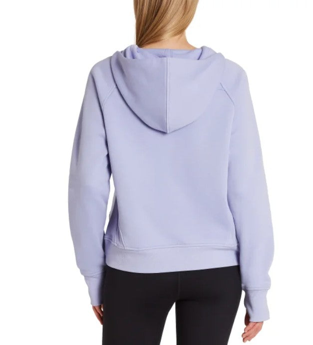 Danskin Ladies' Size XL (16) Half Zip Hoodie, Lavender Purple