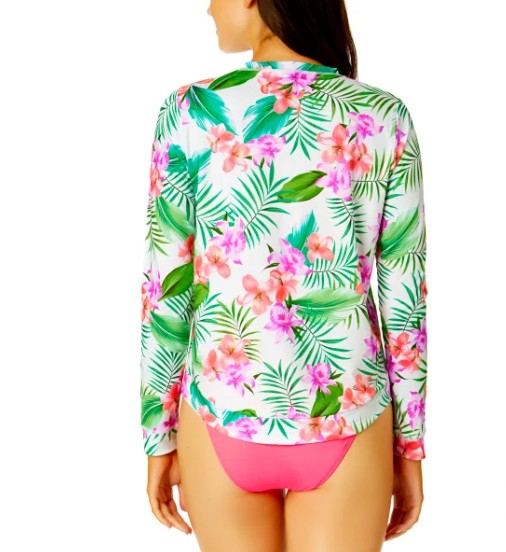 Hurley Ladies' Size XL (14) Long Sleeve Sun Protection Shirt UPF 50+