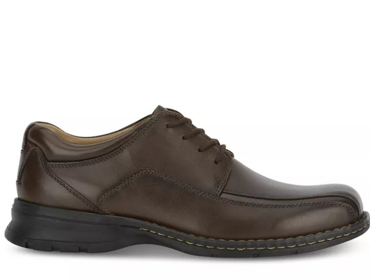 Dockers Trustee Men Size 9 W, Business Casual Oxford Lace-up Shoes, Dark Tan