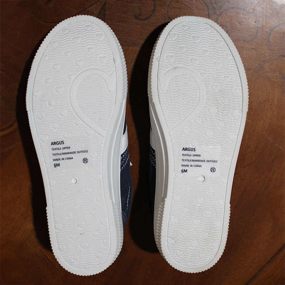 Pop Women's Size 6 M, Argus Slip-on Canvas Sneakers, Navy