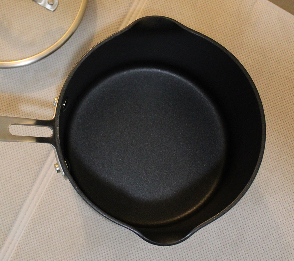 Kirkland Signature 3-qt. Covered Saucepan Non-Stick Hard Anodized Aluminum