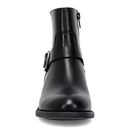 Frye and Co. Womens Size 6, Cormac Moto Buckle Combat Boots, Black