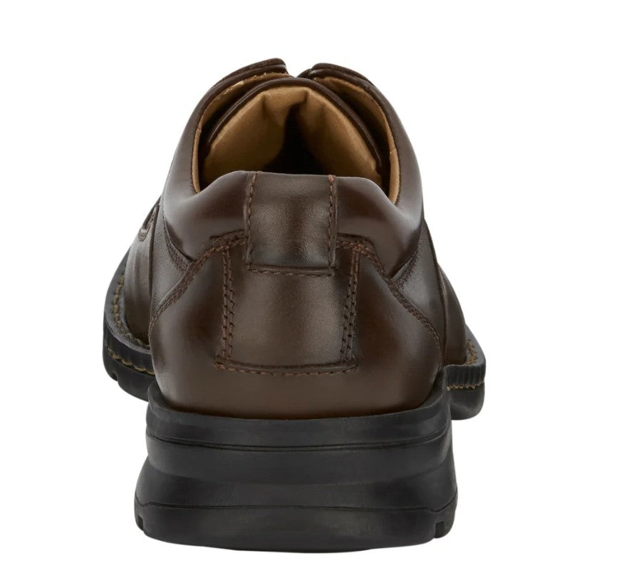 Dockers Trustee Men Size 9 W, Business Casual Oxford Lace-up Shoes, Dark Tan