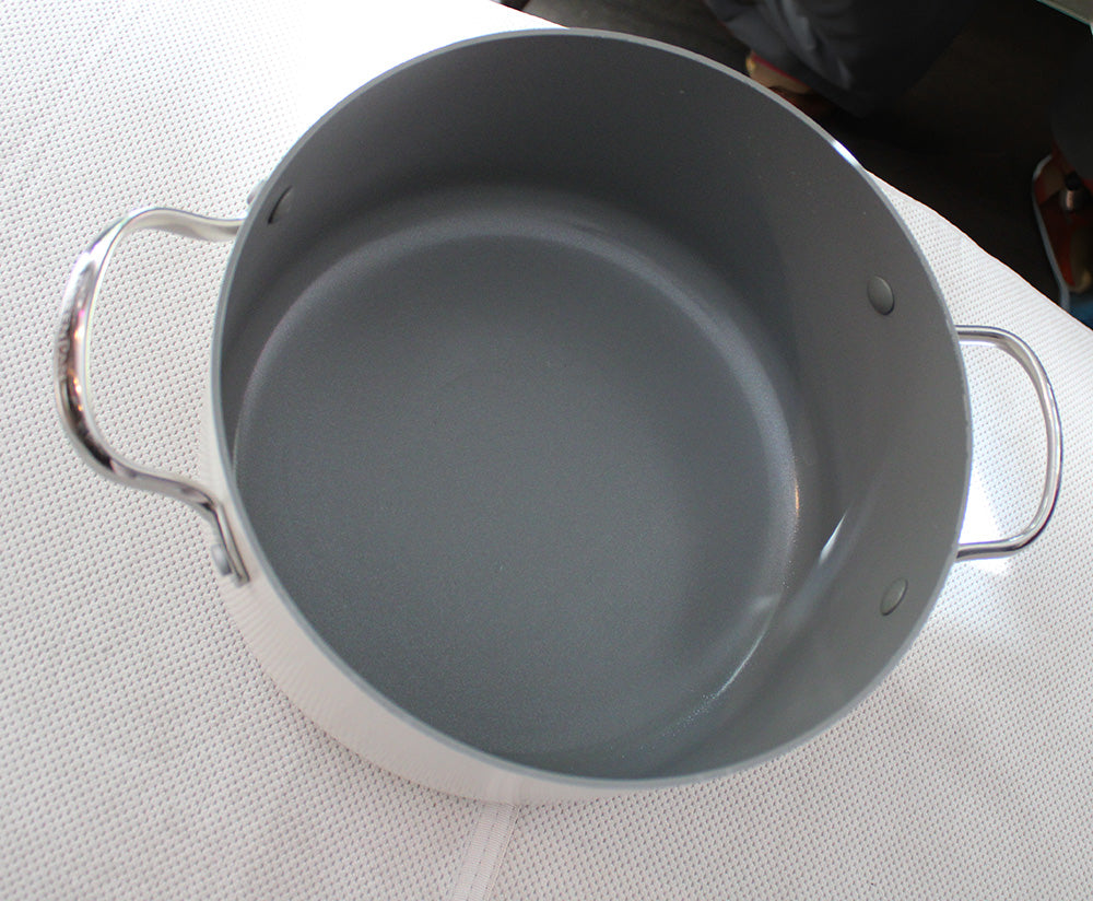 GreenPan Eras Ceramic Non-Stick 5.7 Quart Covered Casserole Stockpot