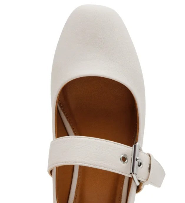 DV by Dolce Vita Ladies' Size 10 Mary Jane Flat Shoes, Ivory (Beige)