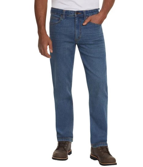 Kirkland Signature Men’s 34x32 Jeans Straight Fit 70% Cotton 30% Polyester, Blue