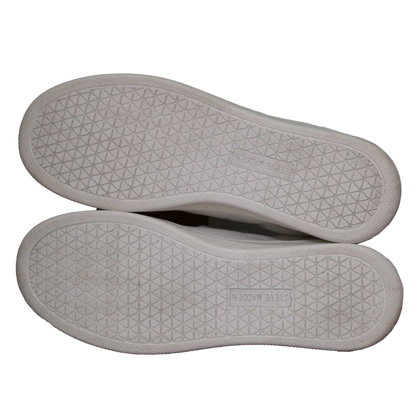 Steve Madden Ladies' Size 9 Classic Court Sneaker, White, Customer Return