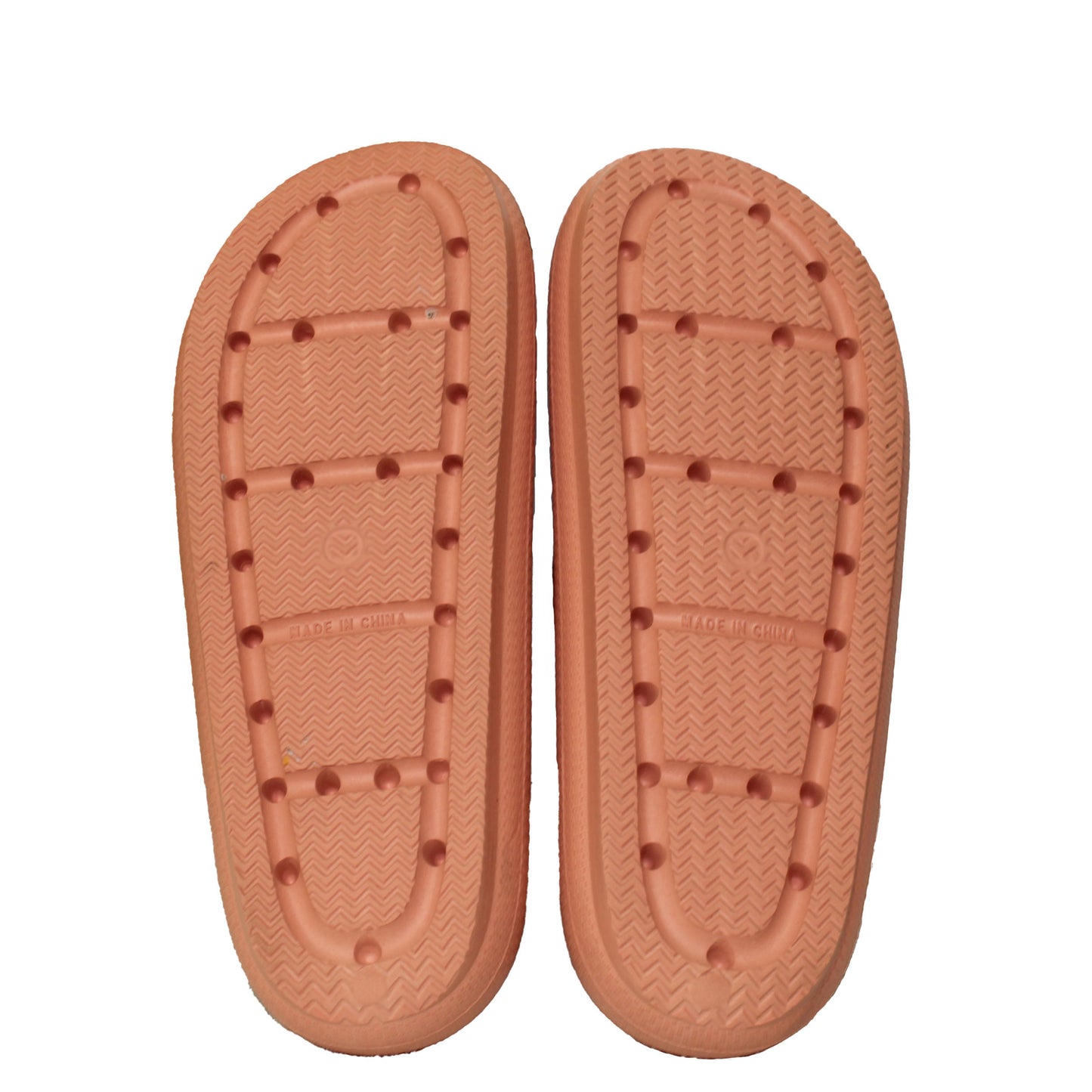32 Degrees Women's Size Medium (7.5-8.5) Cushion Slide Shower Sandal, Orange, Customer Return