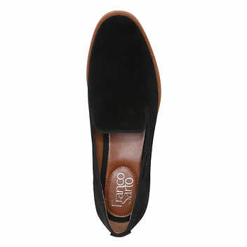 Franco Sarto Ladies' Size 8 Loafer Suede Upper, Black, New in Box