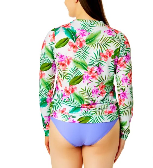 Hurley Ladies' Size XL (14) Long Sleeve Sun Protection Shirt UPF 50+