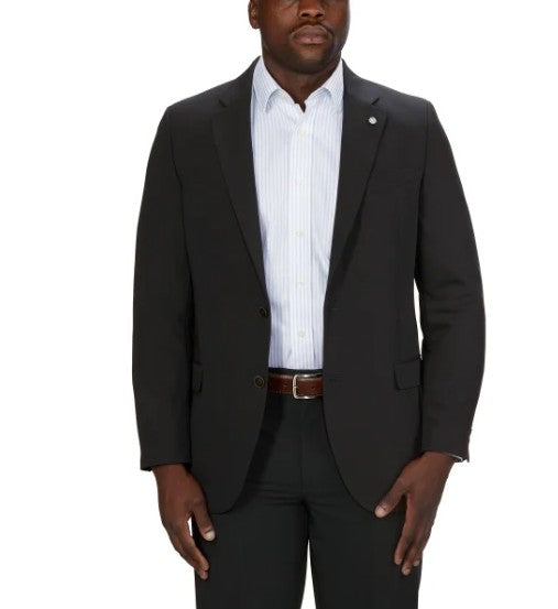 Nautica Men’s Size 44 Short Separates Suit Jacket, Active Stretch, Black