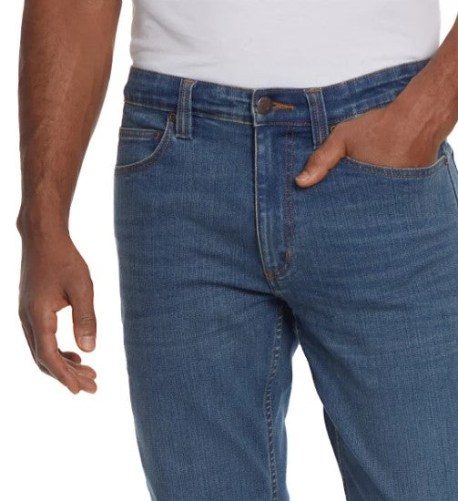 Kirkland Signature Men’s 34x30 Jeans Straight Fit 70% Cotton 30% Polyester, Blue