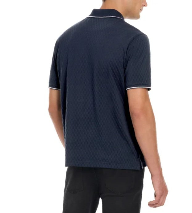 Ted Baker Men’s Size X-Large 2-Button Cotton Polo Shirt, Blue