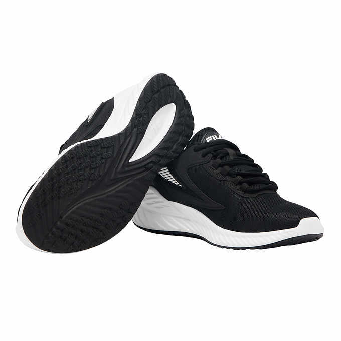 Fila Trazoros Ladies' Size 9, Lace-up Athletic Shoes, Black - White