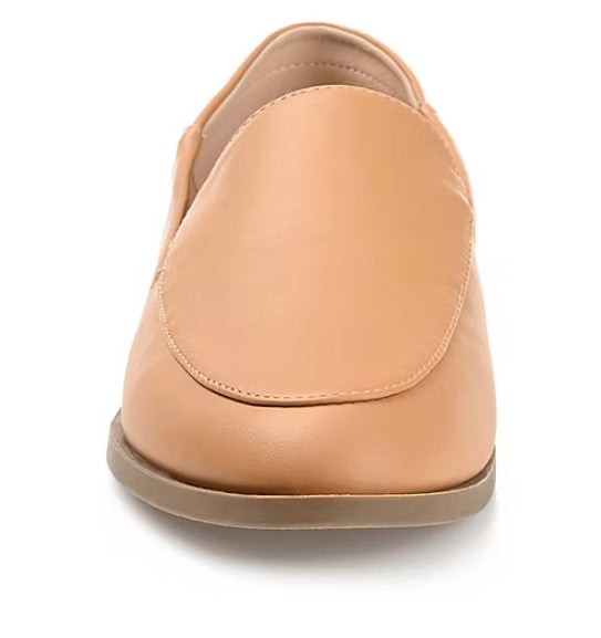 Journee Collection Corinne Womens Size 11 W, Moc Closed Toe Loafers, Tan