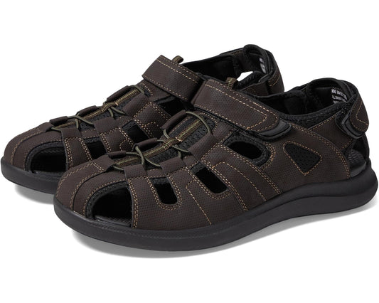 Nunn Bush Rio Vista Men's Size 12 M, Fisherman Closed Toe Sandals, Brown