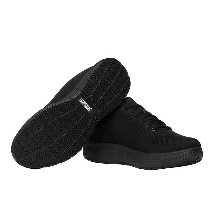 Kirkland Signature Men's Size 8 Comfort Walker Sneakers, Black, Grade A