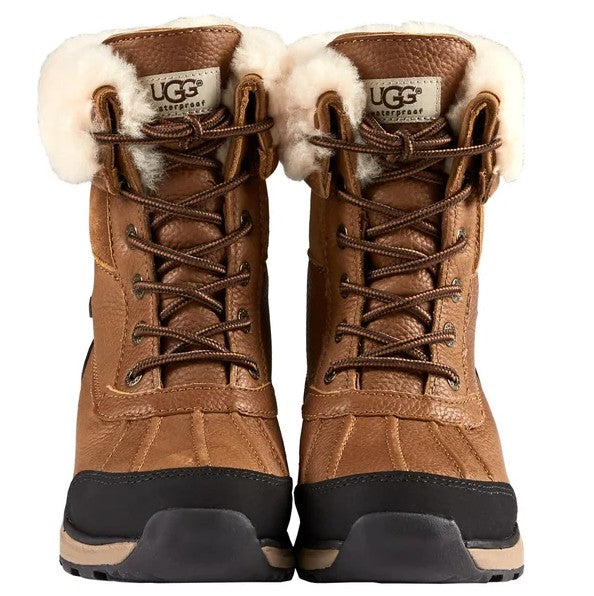UGG Ladies' Size 9, Adirondack III Waterproof Leather Boots, Brown, Grade A