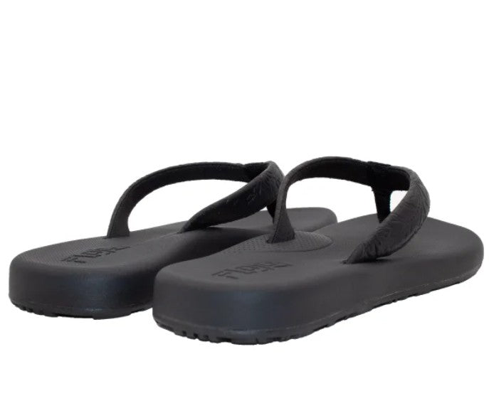 Flojos Women's Size 10 Flip Flops Sandals, Black Artisan, Grade A