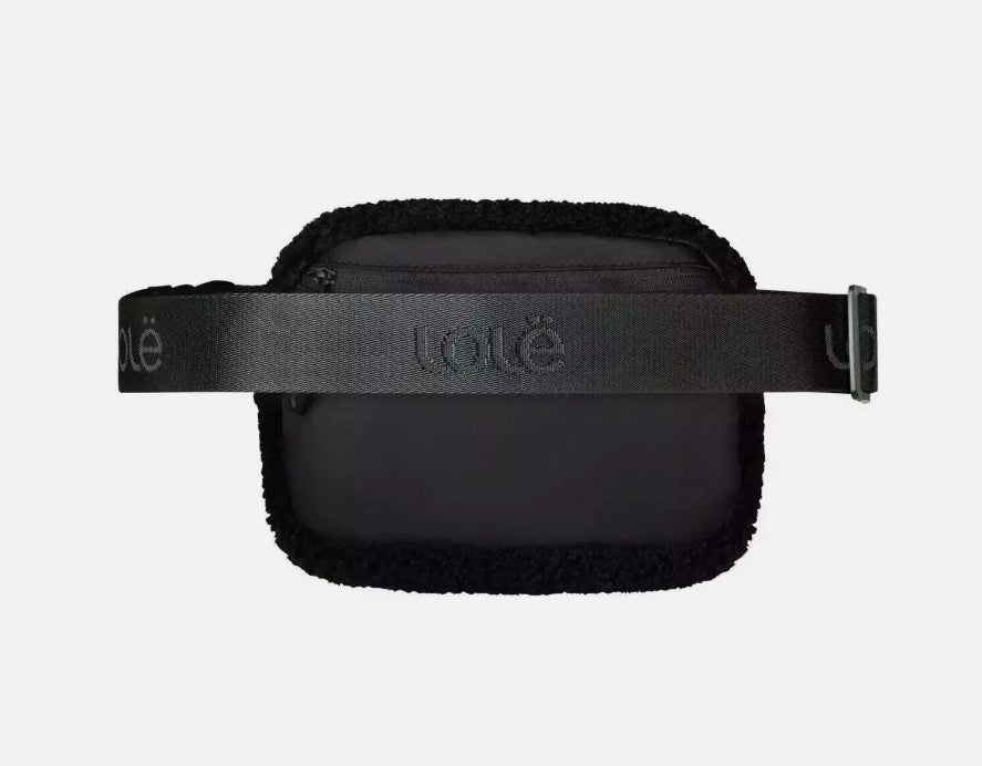 Lole Unisex Fleece Belt Bag, Black