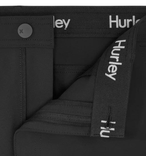 Hurley Men's Size 34W x 29L Hybrid 4-Way Stretch Pants, Black