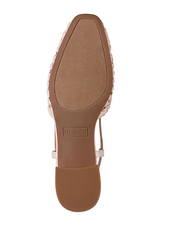 Unisa Saylan Women's Size 10, Slingback Flat Heel Pumps, Lt. Pink, New (NO BOX)