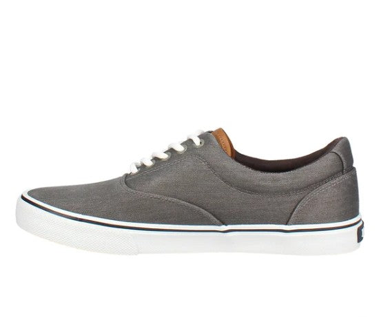 Izod Men's Size 11, Lace-Up Casual Canvas Shoes, Gray