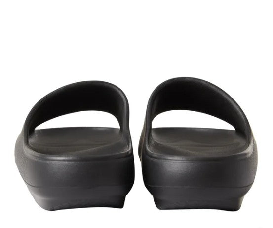 32 Degrees Unisex Size Large (W 9-10/M 7-8) Cushion Slide Sandals Black, Grade A