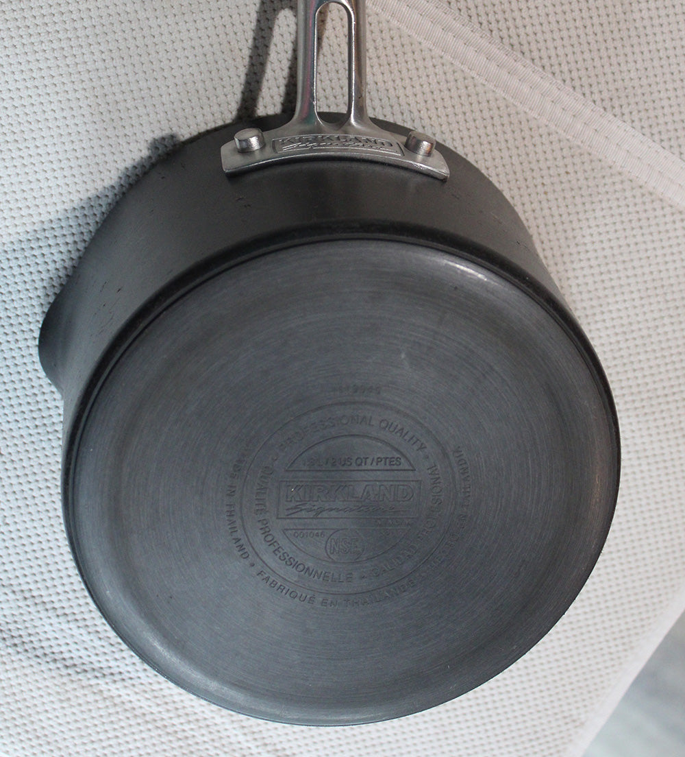 Kirkland Signature 2-qt. Covered Saucepan Non-Stick Hard Anodized Aluminum