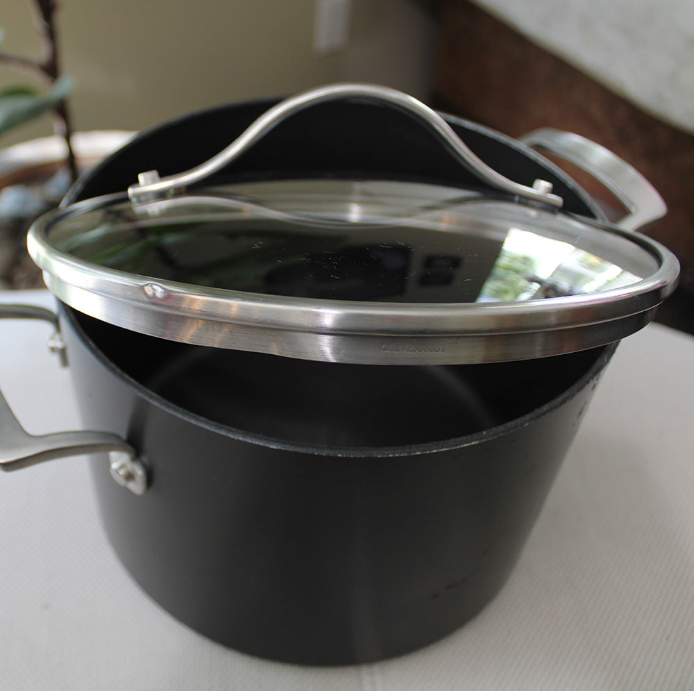 Kirkland Signature 8-qt. Covered Stockpot Saucepan Non-Stick Hard Anodized