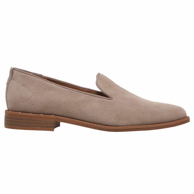 Franco Sarto Ladies Size 7 Loafers Suede Upper Slip on Shoes, Tan, New with Tags