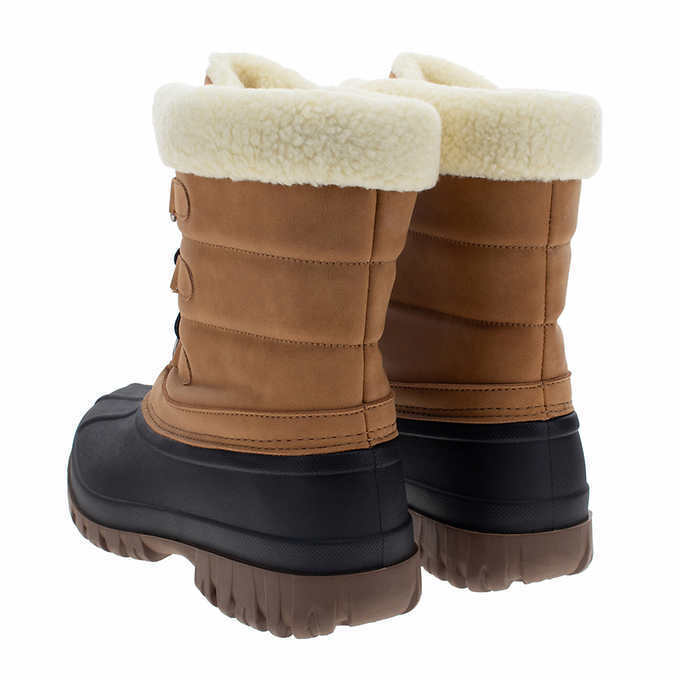 Chooka Ladies' Size 7, Lace-Up Winter Snow Boot, Tan, Customer Return