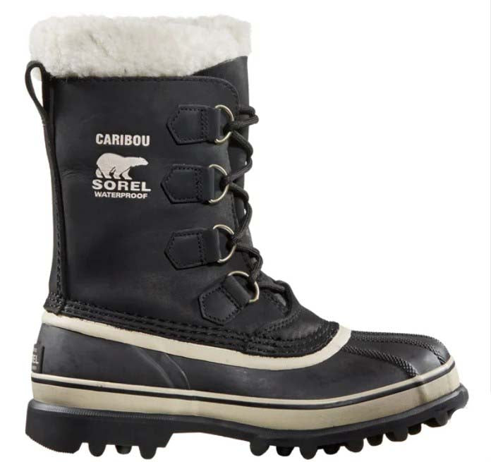 Sorel Ladies' Size 7 Caribou Waterproof Winter Boots, Black, New in Box