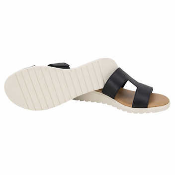 Kensie Ladies' Size 10, Elena H Band Sandal, Black, Grade A