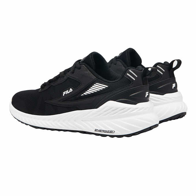 Fila Trazoros Ladies' Size 9, Lace-up Athletic Shoes, Black - White