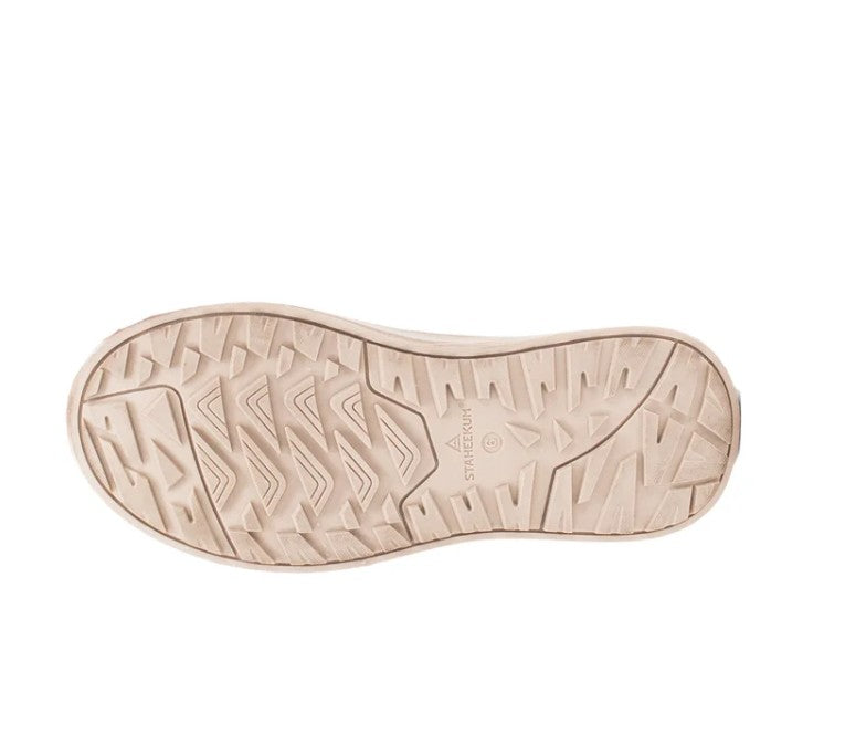 Staheekum Women's Size 8, Quilted Slip-On Casual Shoes, Taupe, Grade A
